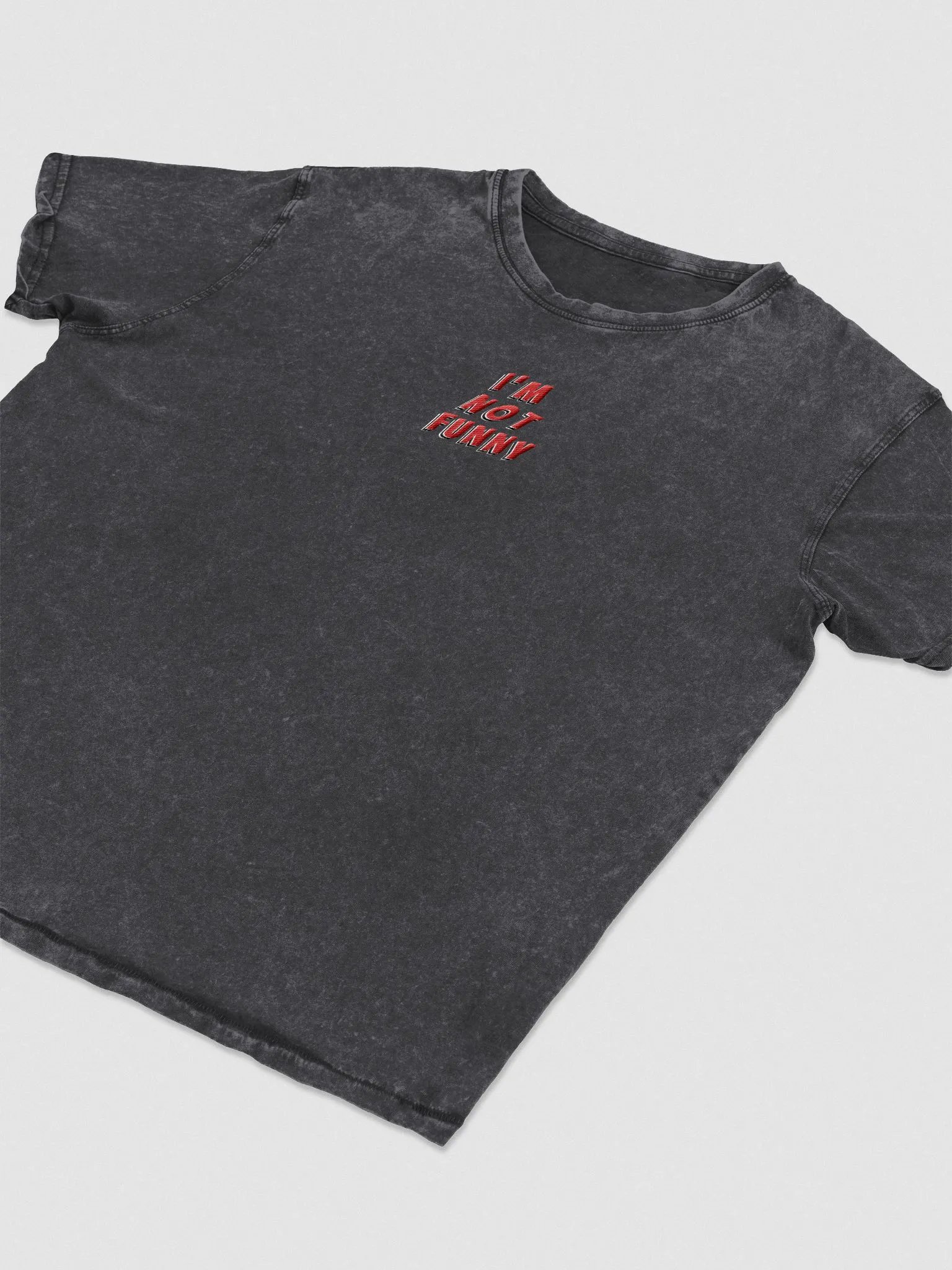I'm Not Funny Denim Tee product image (8)