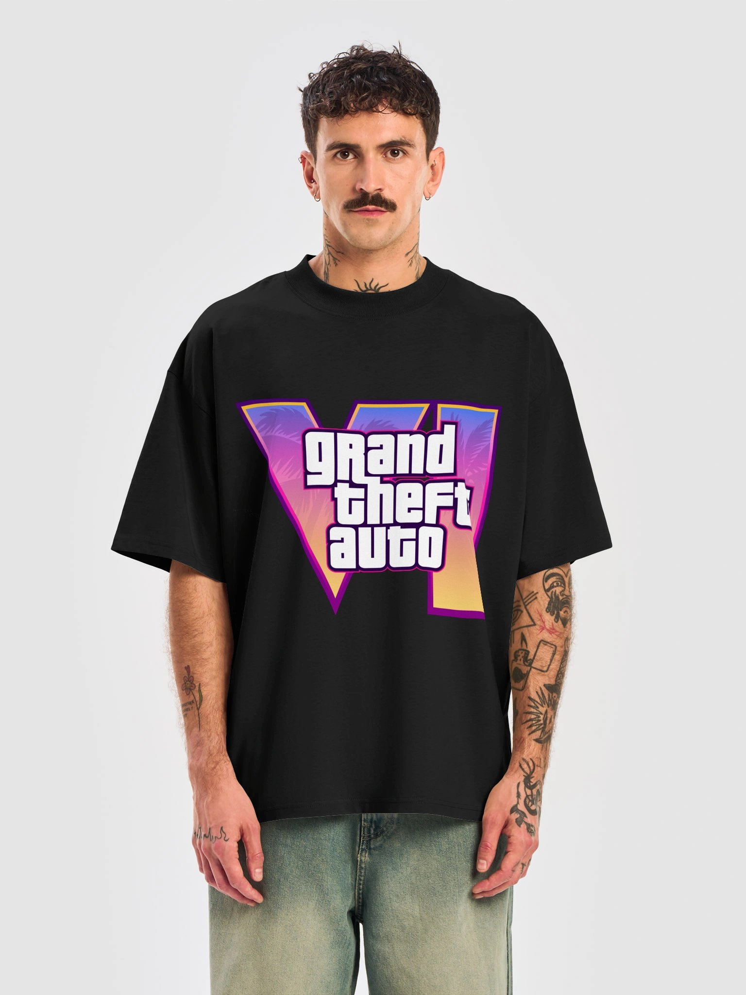 GTA VI Oversize Logo T-Shirt - Fan Made product image (1)