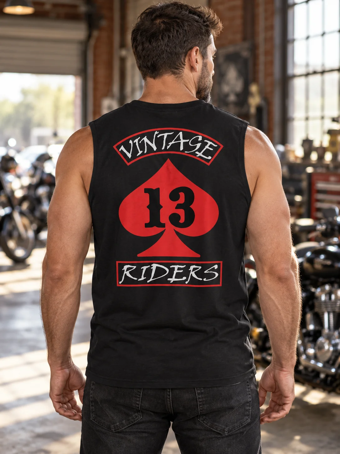 Close the Gap + Vintage Riders 13 — Bella+Canvas Muscle Tank product image (2)