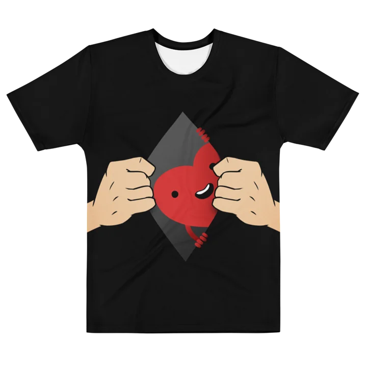 Open Heart (black shirt / white skin tone) product image (1)