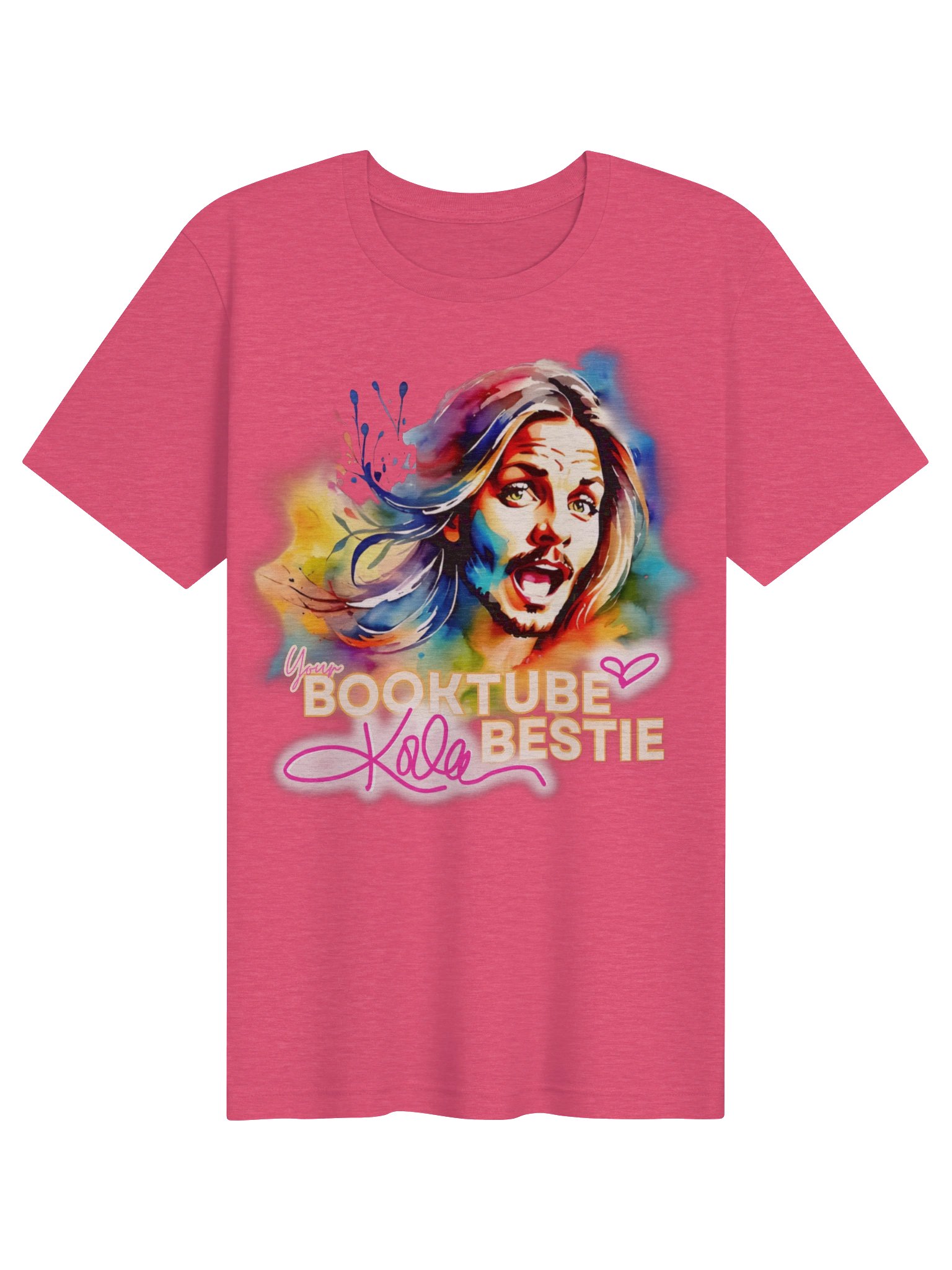 Your BookTube Bestie T-Shirt - Heathered product image (101)