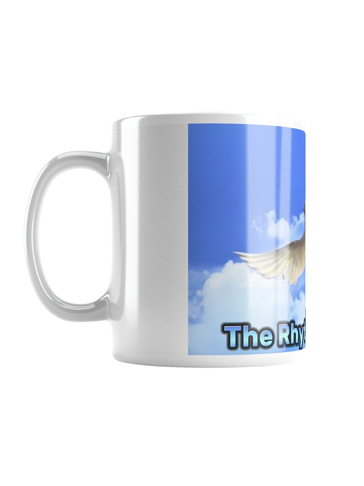 "Flying Bird" White Glossy Mug product image (2)