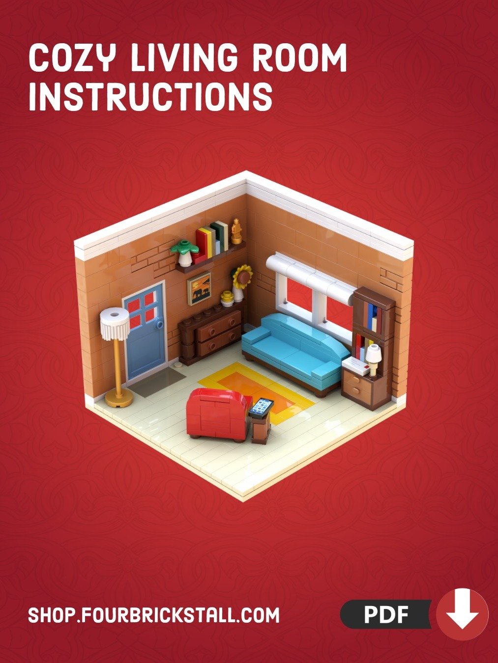 FREE LEGO Building Instructions - Cozy Living Room product image (1)