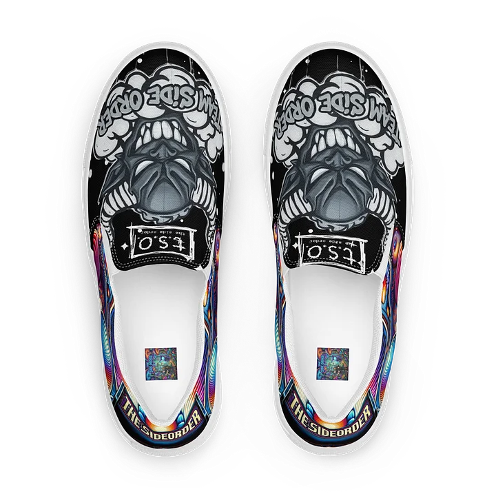 Cosmic Odyssey Slip-On Canvas Shoes product image (1)