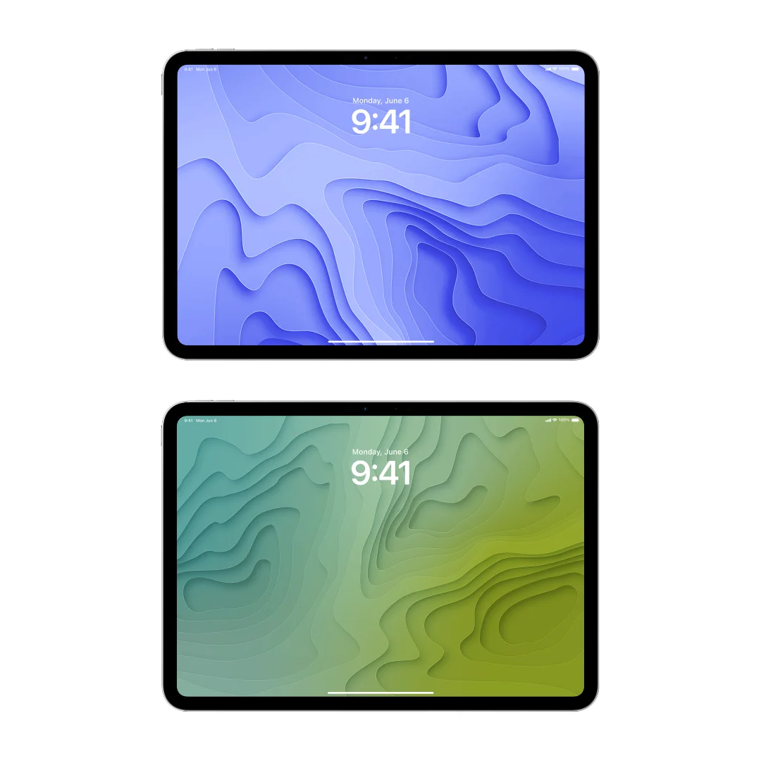 Gradient Topography Wallpaper Pack product image (10)