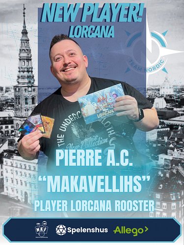 Our lineup for the @disneylorcana Challenge in Ghent! We are super thrilled to see how they do at the event! And if you pass ...