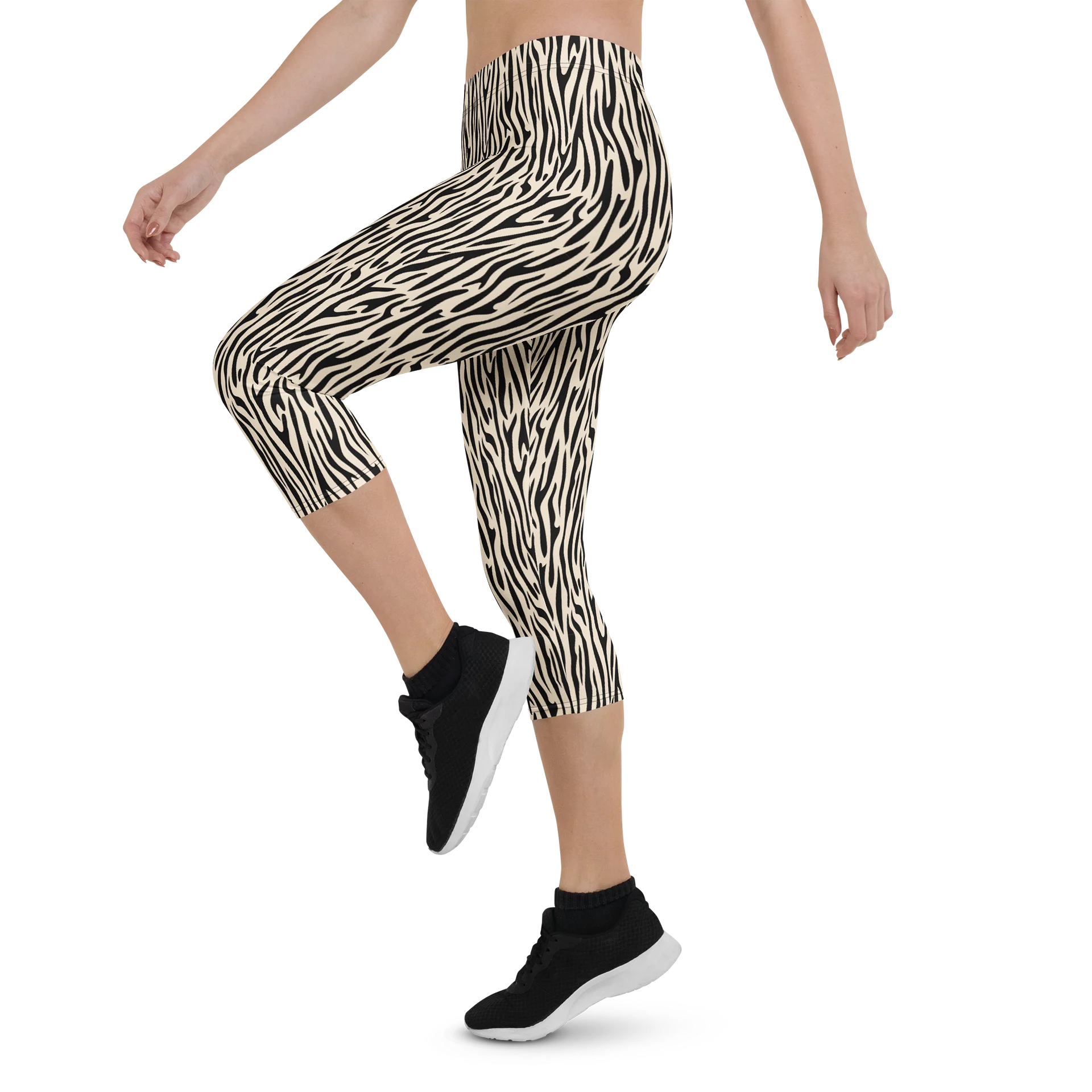 Bold Animal Print Capri Leggings for Active Wear product image (3)