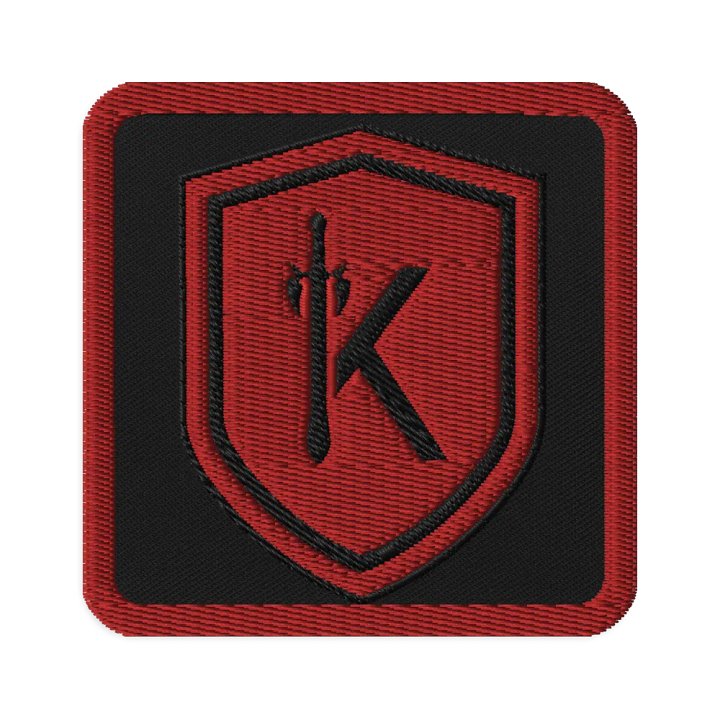 KShield Logo Embroidered Patch (SQ) product image (1)