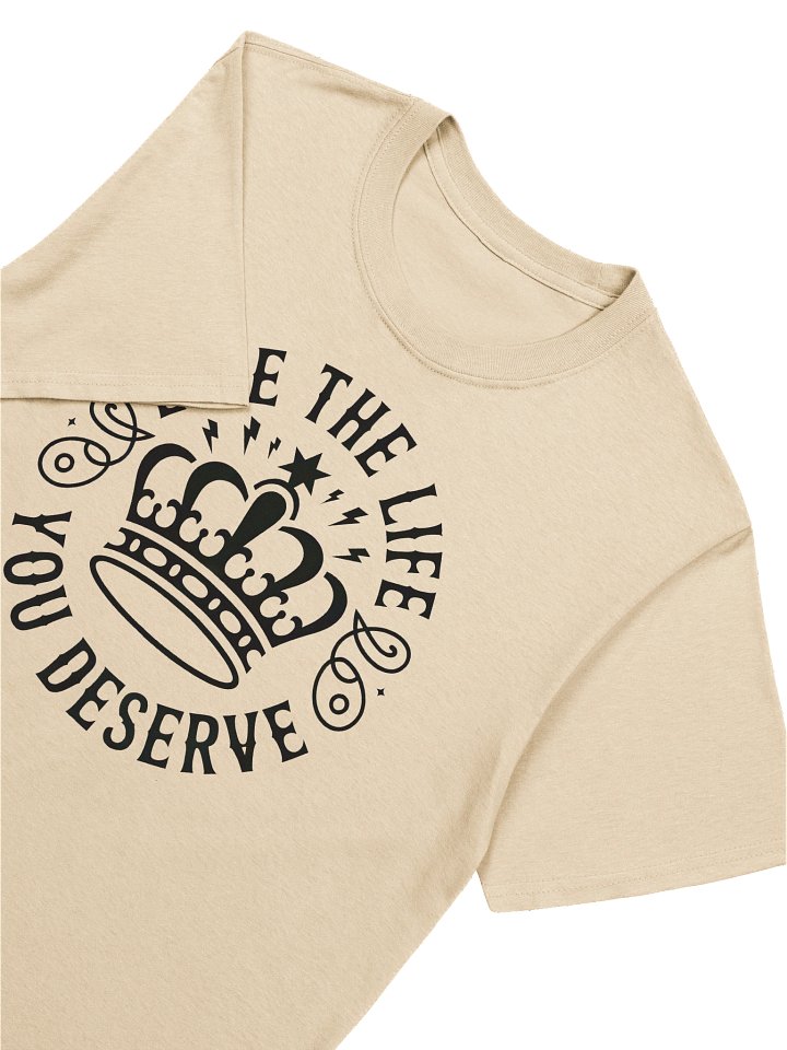 LIVE THE LIFE YOU DESERVE Graphic T-Shirt Onyx product image (6)