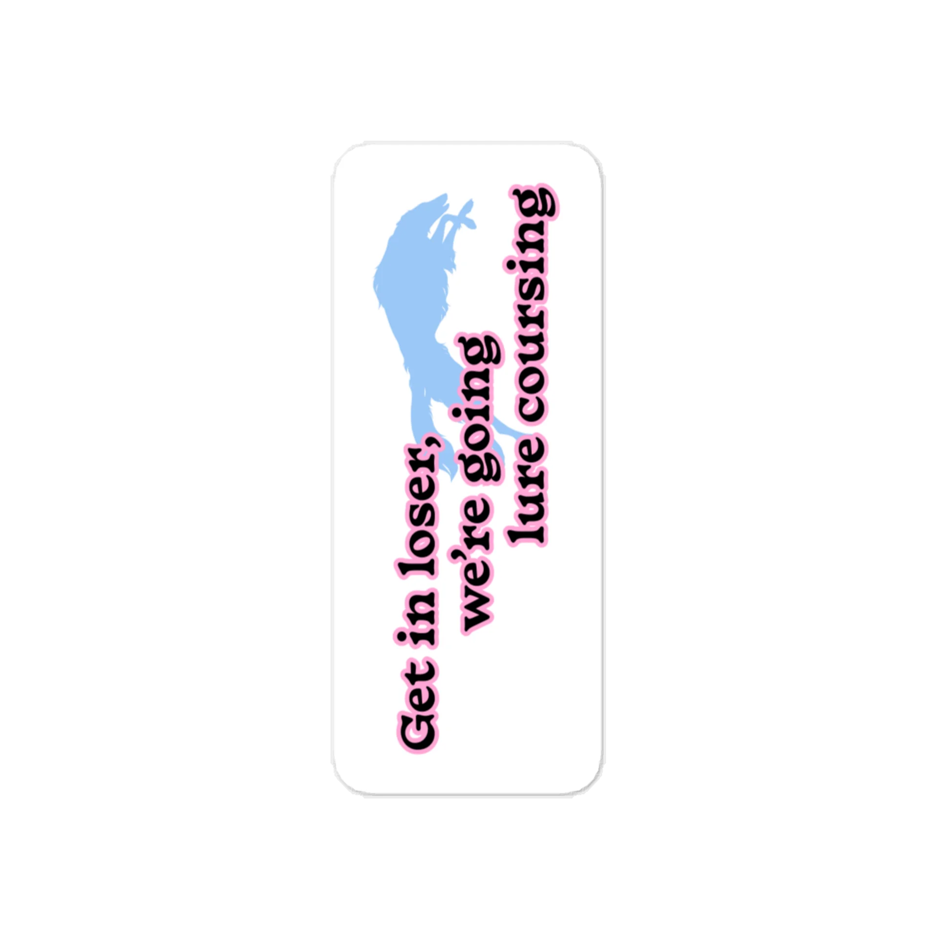 Lure Coursing Sticker - Blue Dog product image (1)