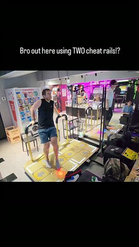 Bro out here using TWO cheat rails!!?

#dancedancerevolution #ddr #dancegame #musicgame #rhythmgame s34nvideos
