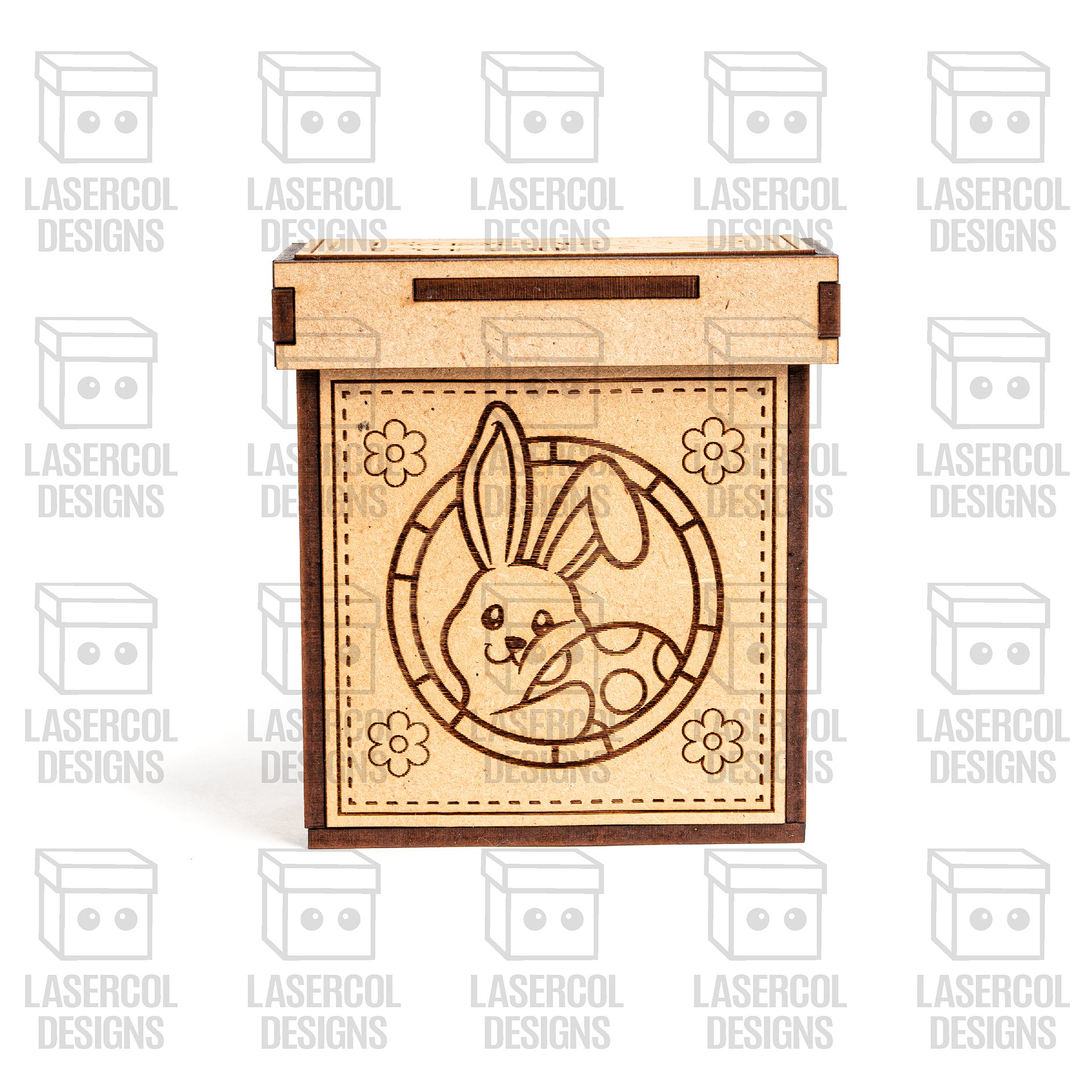 Easter Bunny Puzzle With Box Set 1 (2 Sizes) - Laser Cut Files product image (7)
