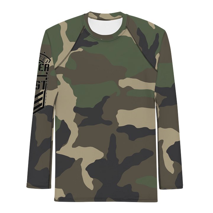Faithful Camo: Men's Rash Guard - Woodland product image (2)
