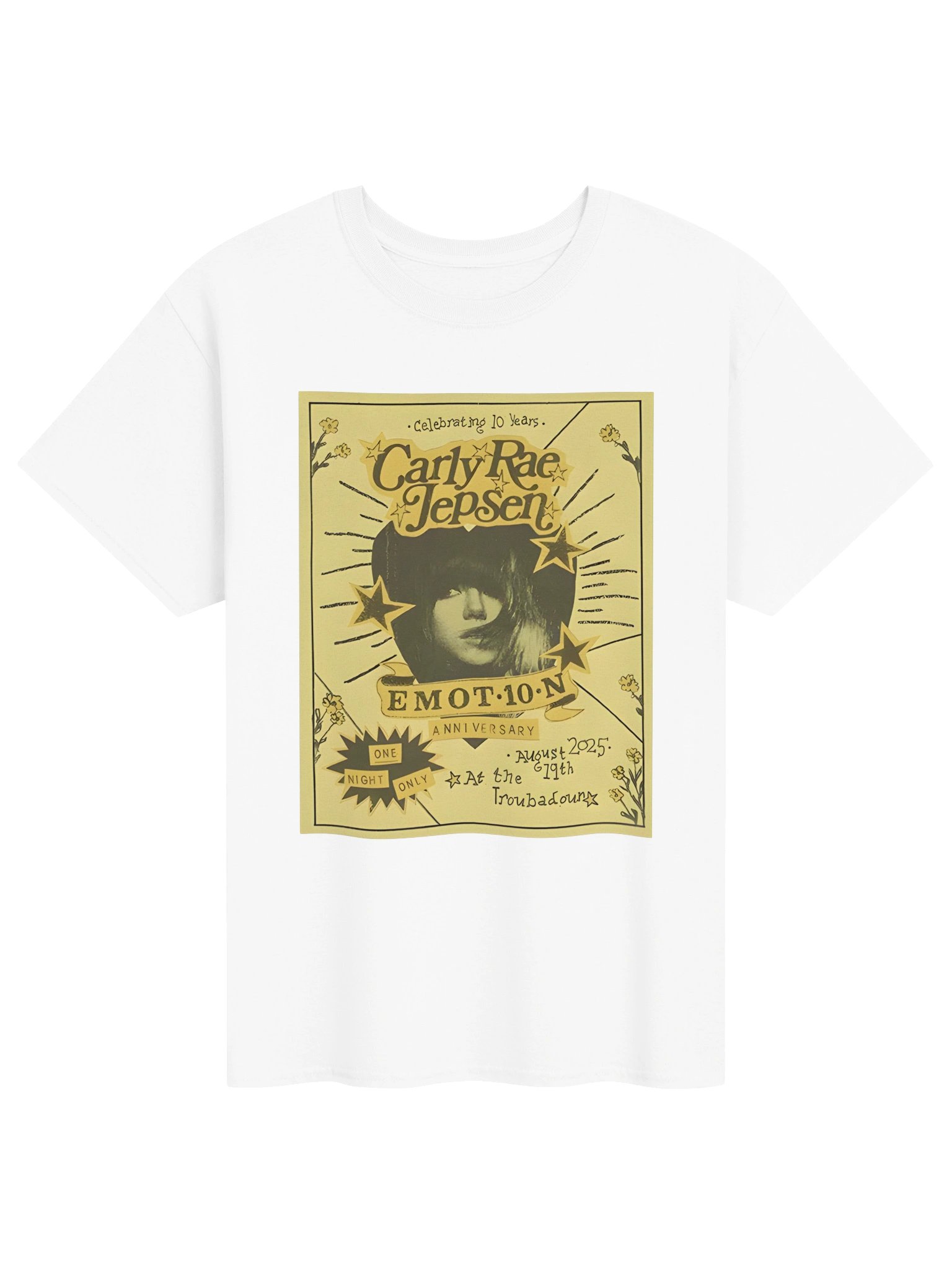 Carly Rae Jepsen E•MO•TION One Night Only T-Shirt product image (1)