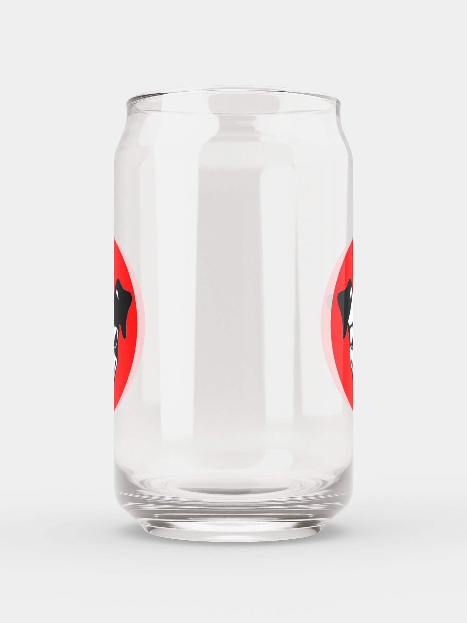 Red Logo Can Shaped Glass product image (3)