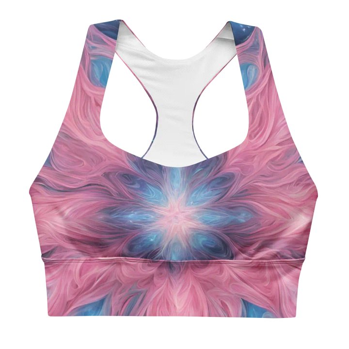 Cosmic Kaleidoscope Longline Sports Bra product image (1)