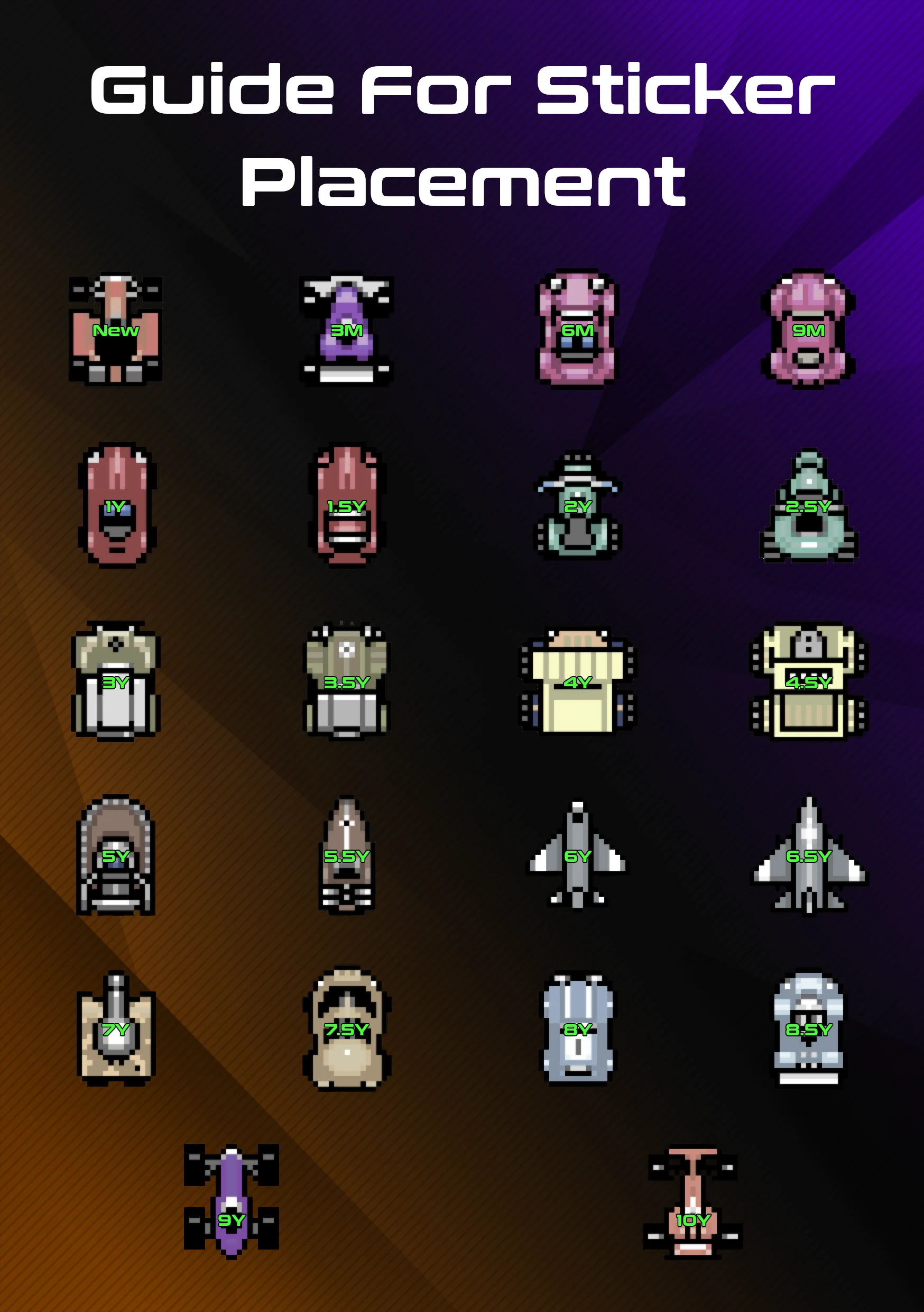 Sub Badges Sticker Sheet product image (11)