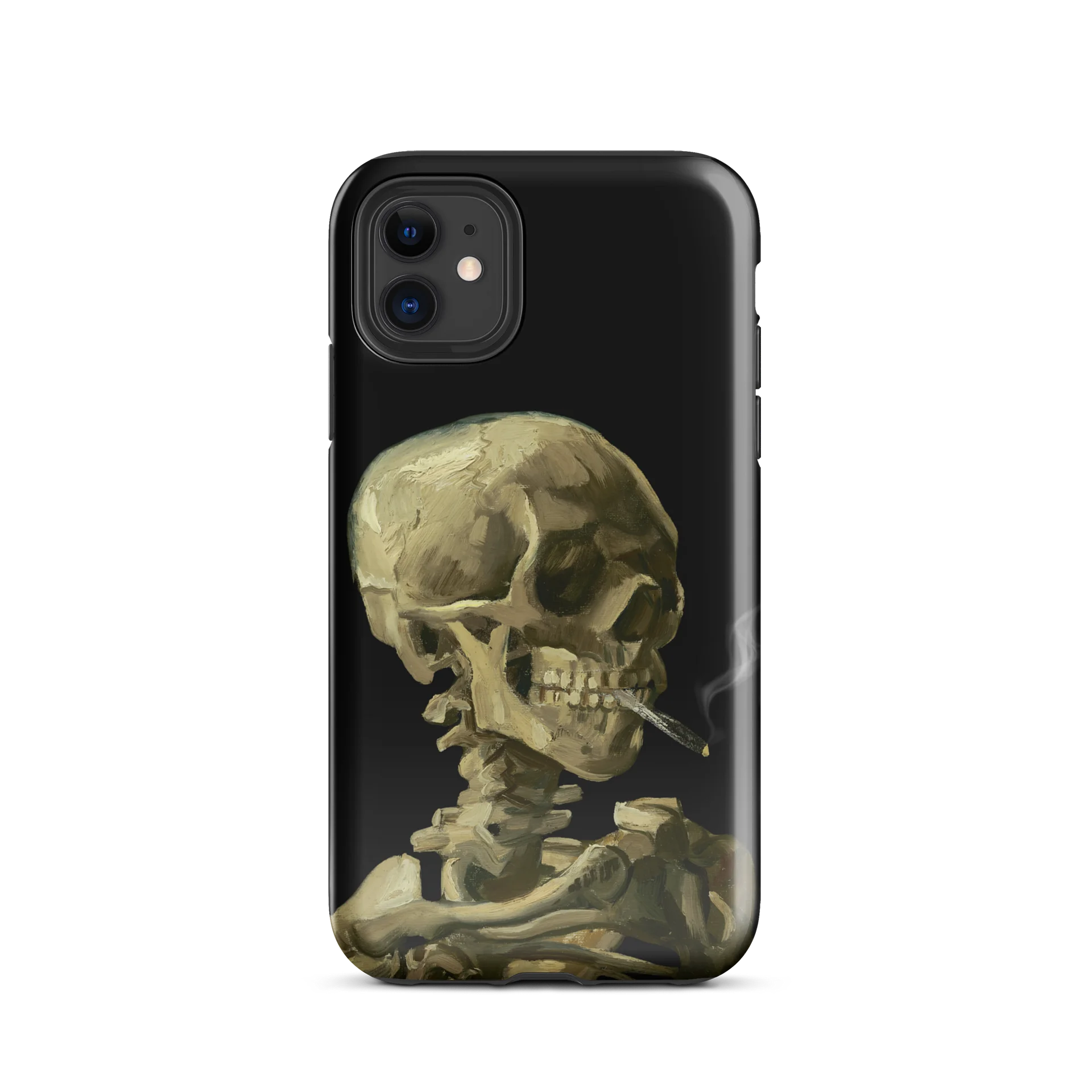 Van Gogh – Skull of a Skeleton with a Burning Cigarette iPhone® Tough Case product image (2)