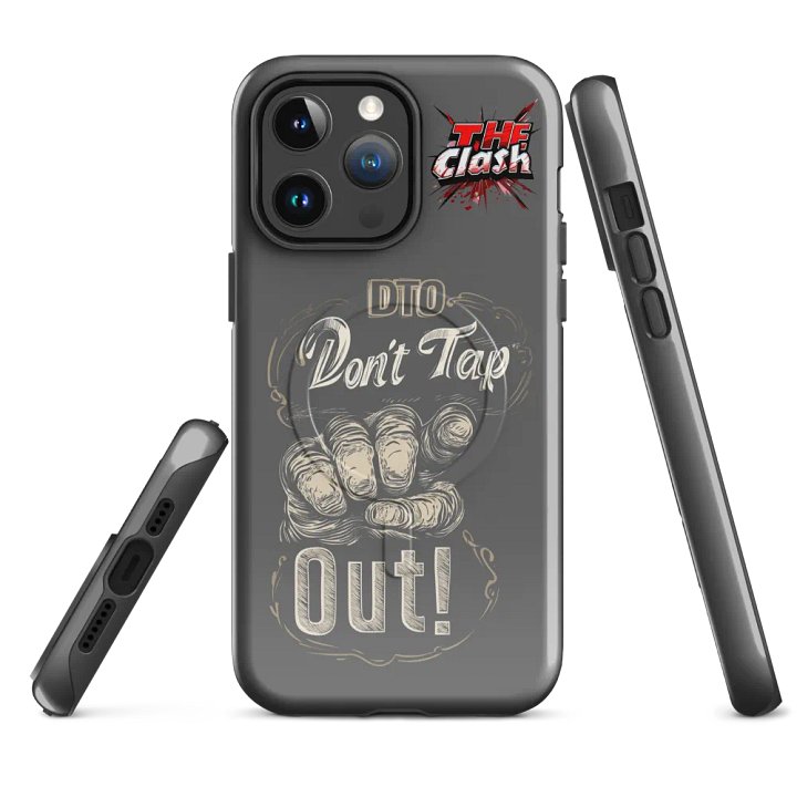 The Clash iPhone Case - Don't Tap Out, Grey product image (4)