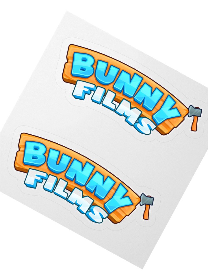 Bunny Films Logo Stickers product image (2)