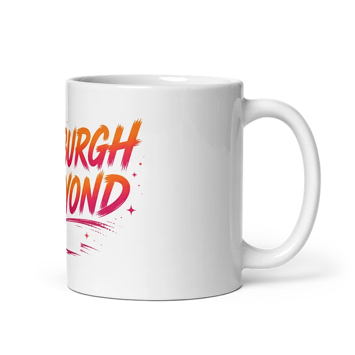EDINBURGH and BEYOND Brush‑Stroke Glossy Mug product image (1)