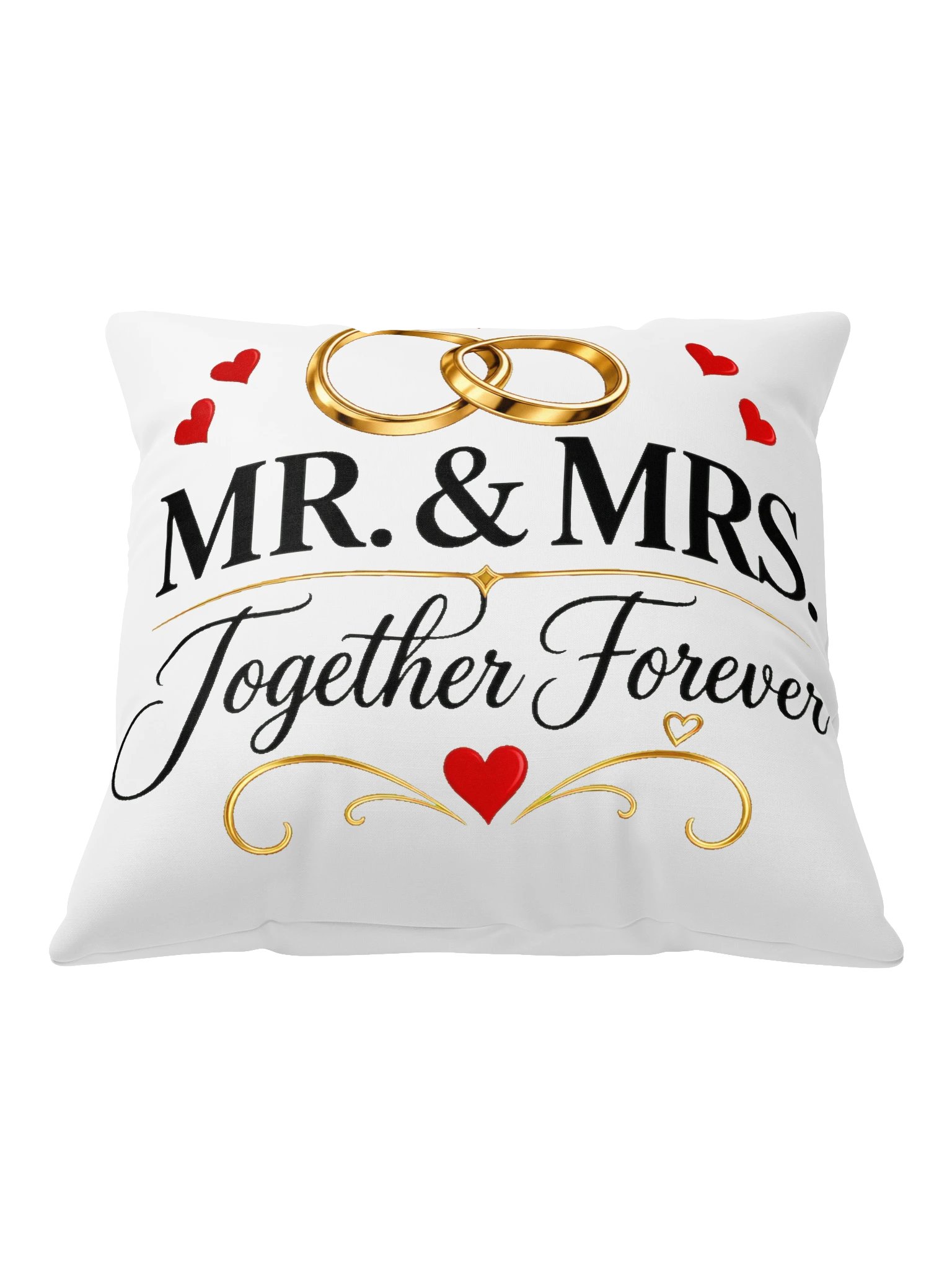 Chantal Hakiza Mr. & Mrs. Together Forever Pillow product image (1)