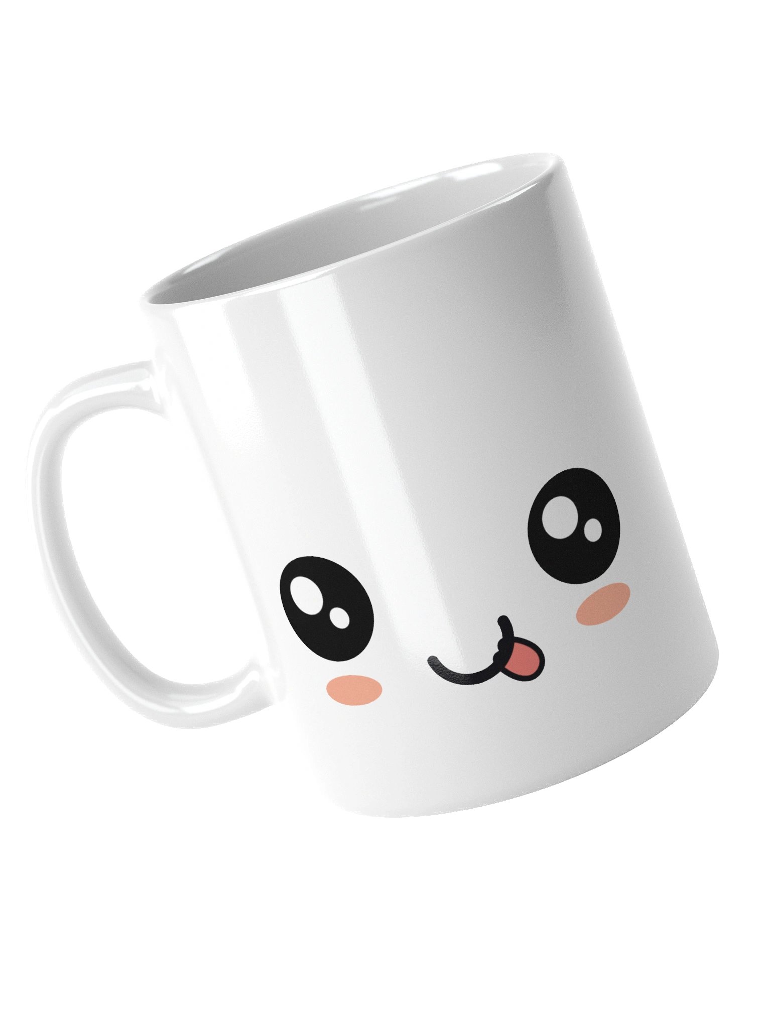 Kawaii Smile Mug – Cute and Funny Face Coffee Cup, Adorable Gift Idea product image (4)
