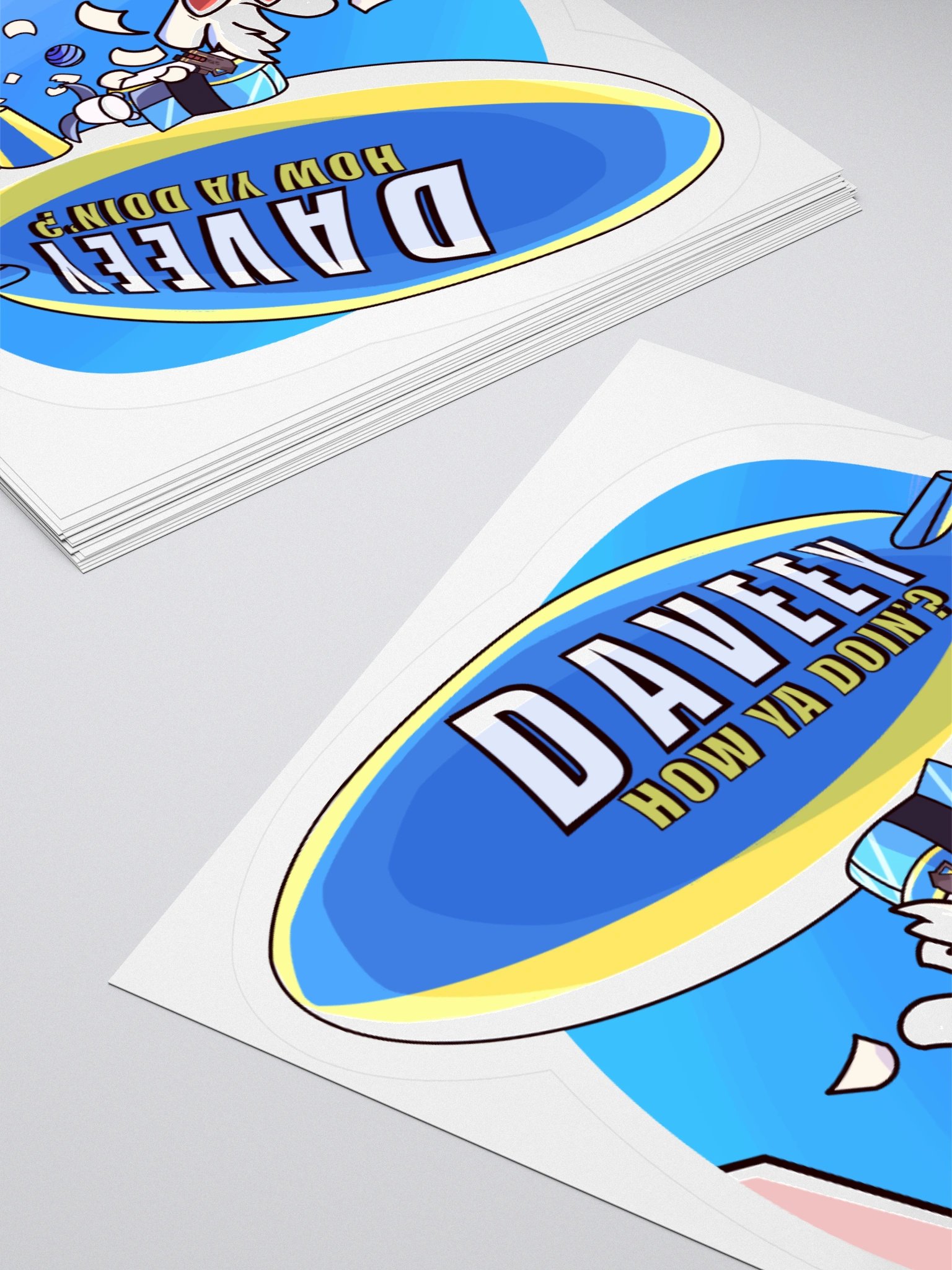 Blimp Strat Sticker product image (7)