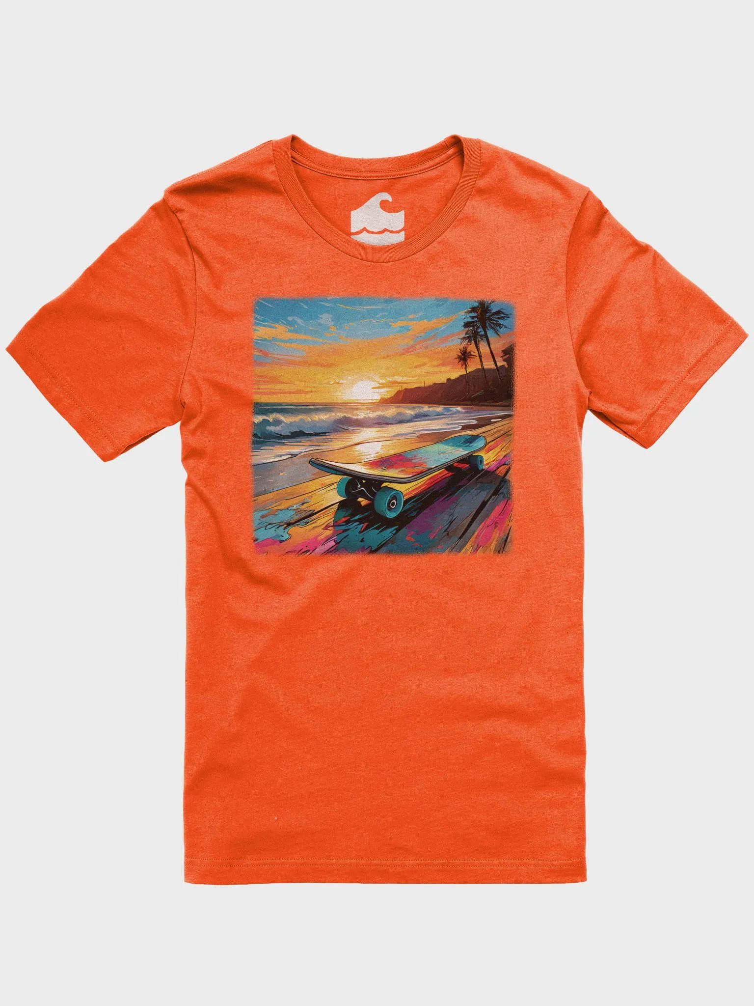 Sunset Skateboard Shirt product image (1)