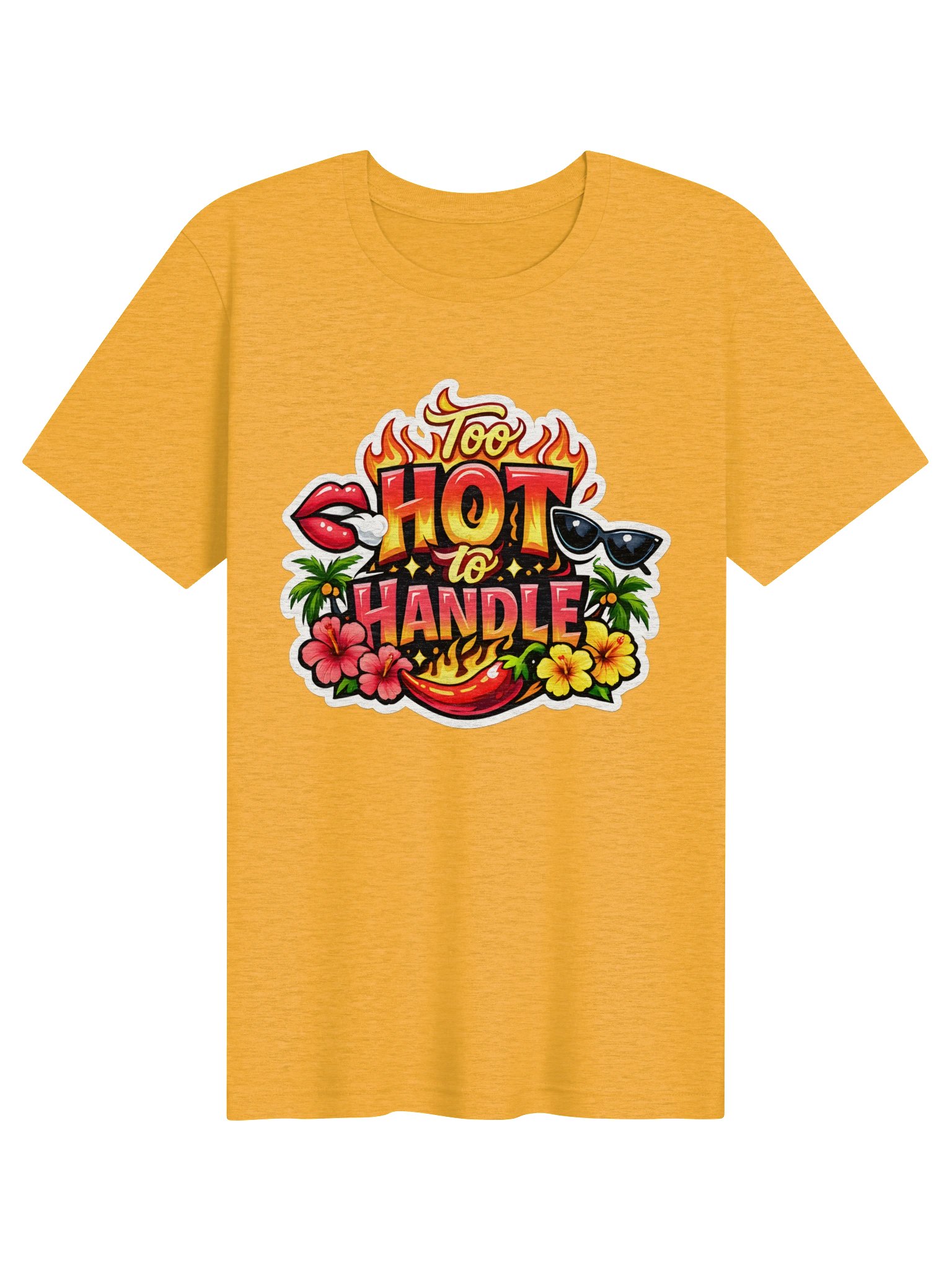 Too Hot to Handle Tropical Fire Tee product image (4)