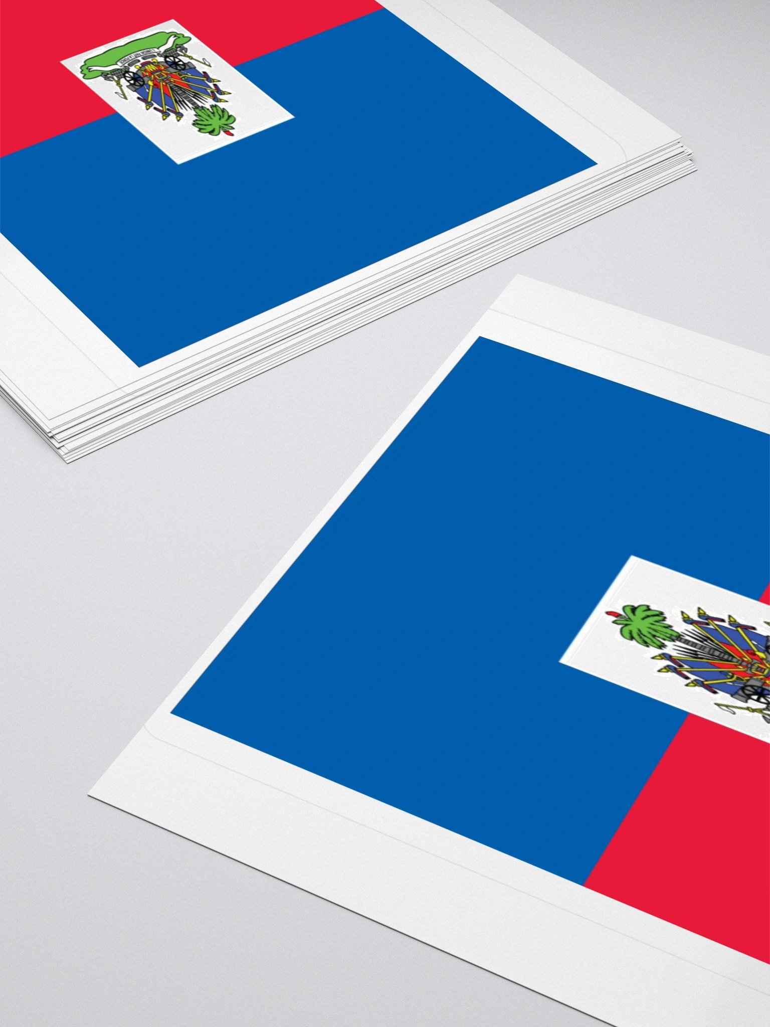 Haiti Flag Sticker | Coat of Arms Design | Durable Vinyl | 3 Sizes product image (12)