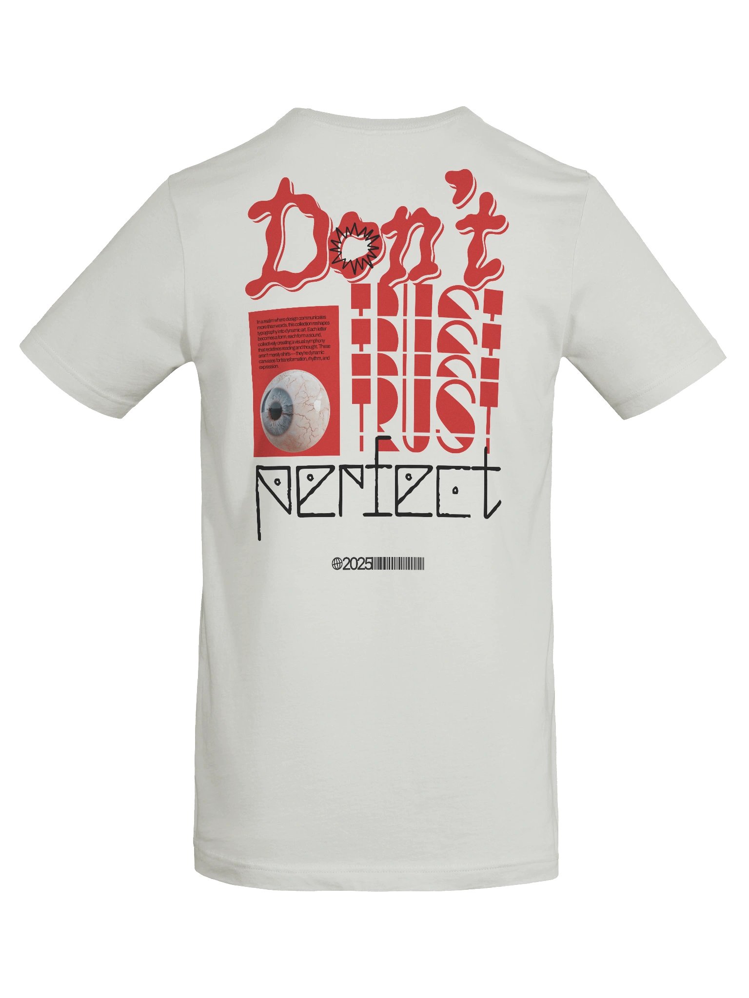 Don't Trust Perfect Typography Quote Graphic T-Shirt product image (8)
