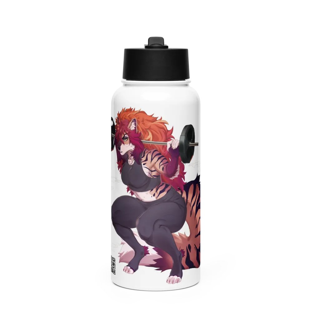 Wolfhead Workout - Steel Water Bottle product image (1)