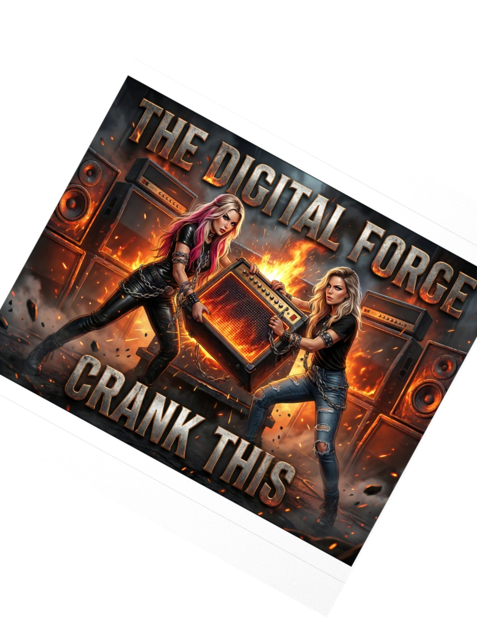 Crank This - Dual Presenters Sticker product image (2)