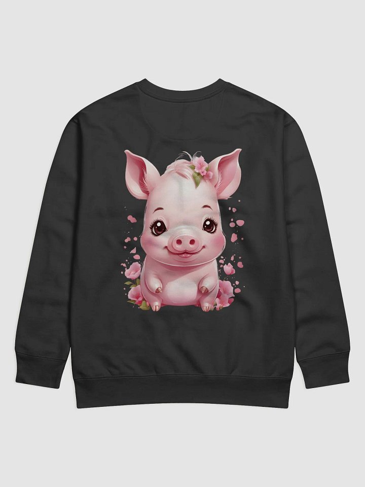 Whimsical Piglet Cartoon Premium Sweatshirt product image (10)