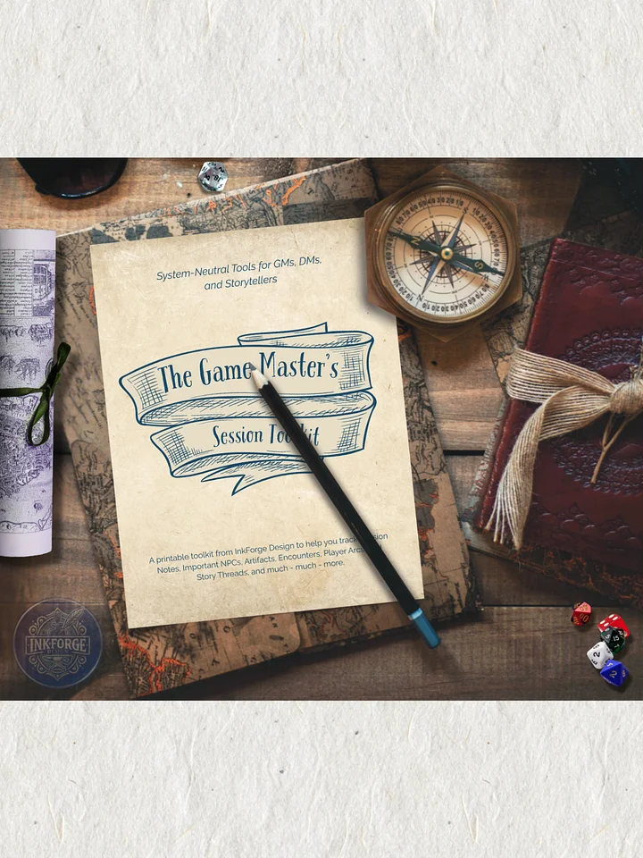 The Game Master’s Session Toolkit ✯ A Printable Planner for DMs & Storytellers product image (1)
