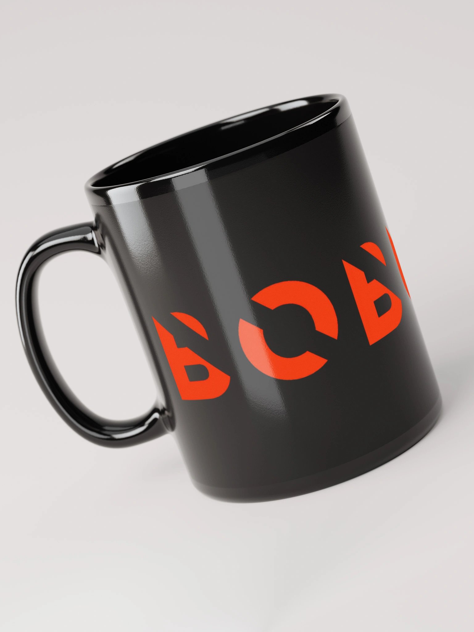 BOBIPRO Black Glossy Mug product image (6)