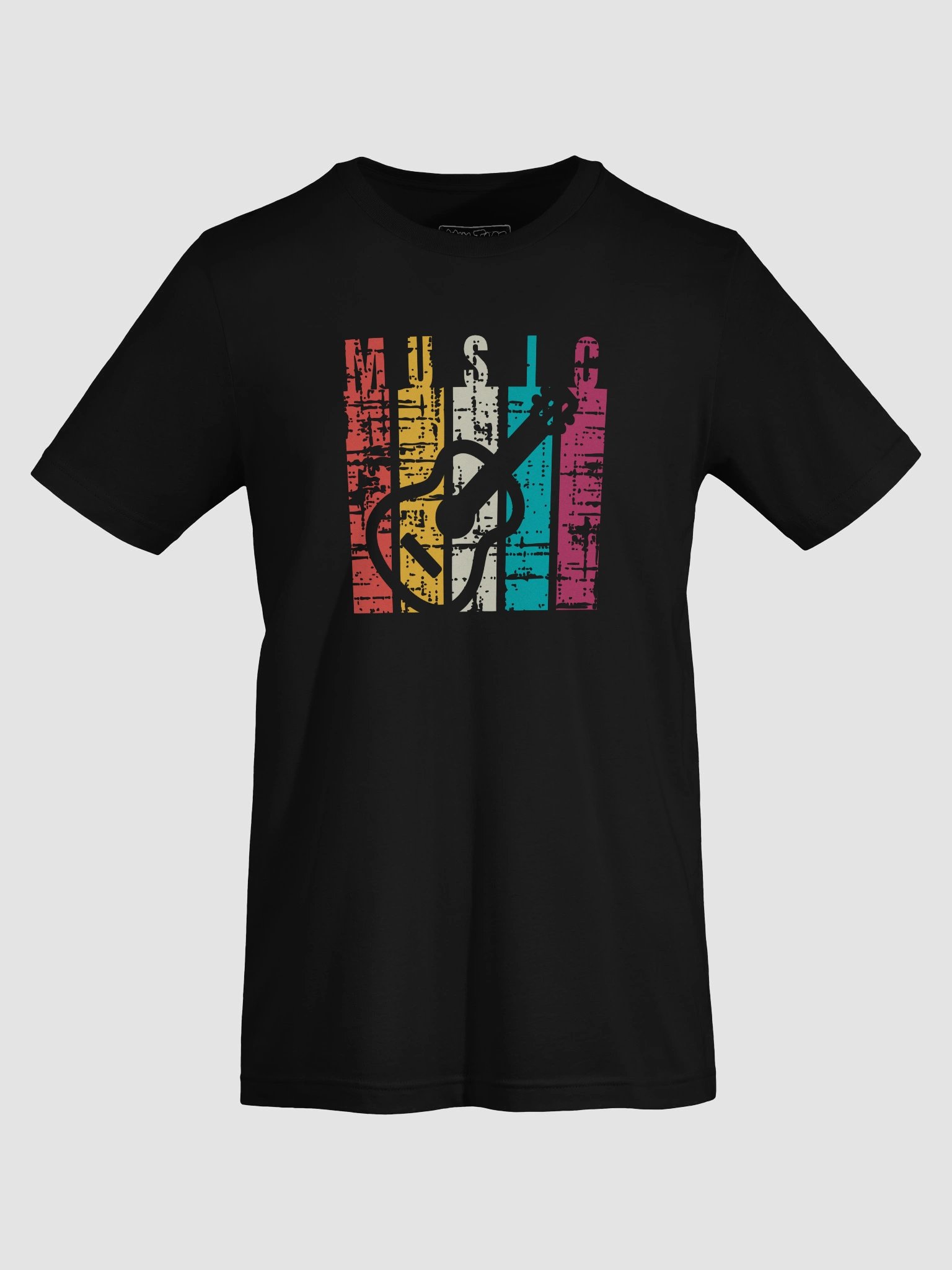 Music Acoustic Guitar Colorful Bars product image (55)