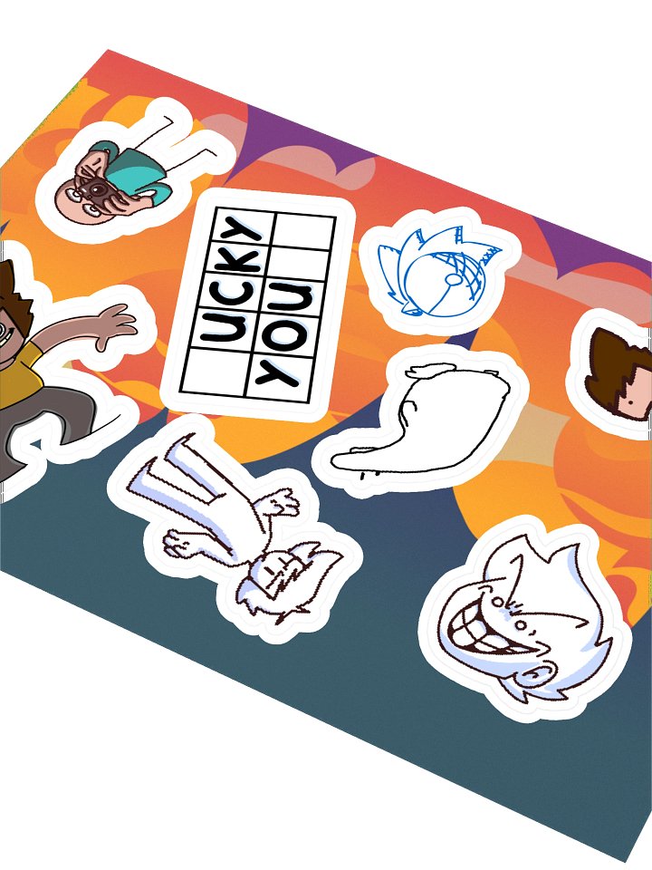The second Bannmannutt Sticker Sheet product image (2)