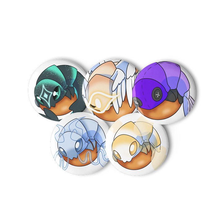 Chatpod Gacha series Buttons product image (3)