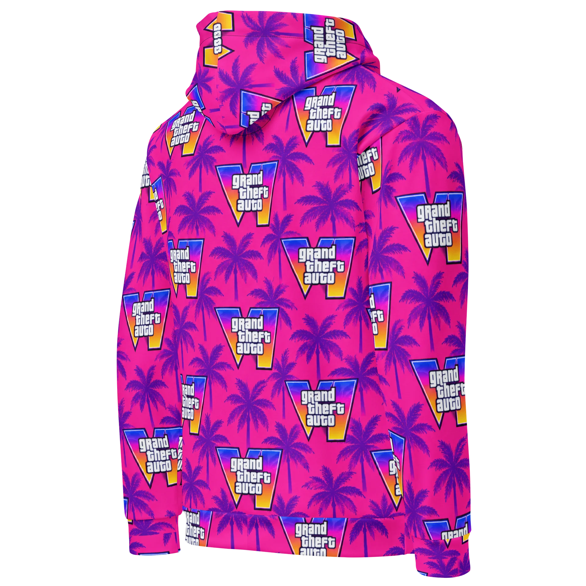 GTA VI Logo All-Over Print Hoodie - Fan Design product image (7)