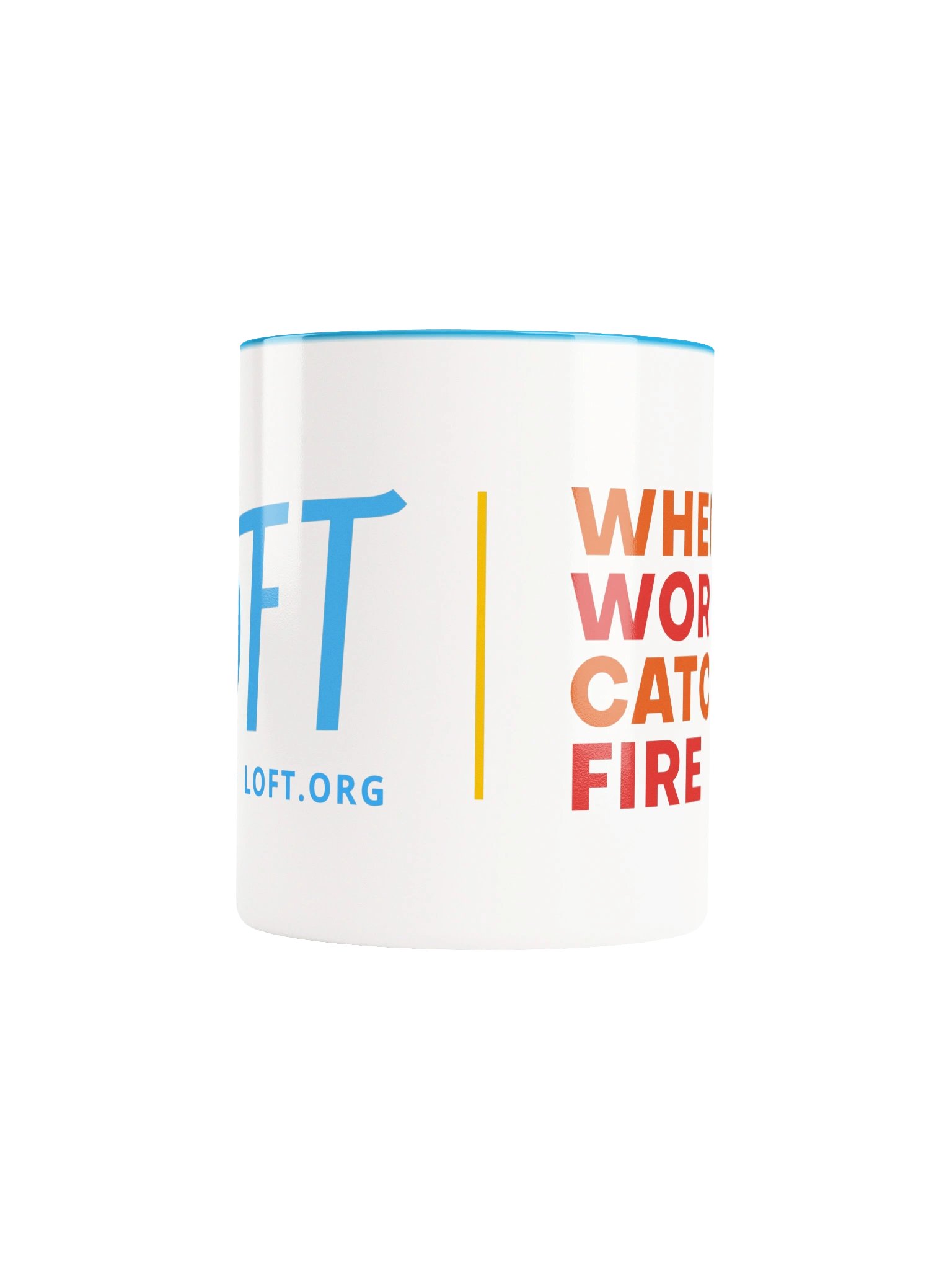 The Loft Literary Center "Where Words Catch Fire" Mug product image (2)