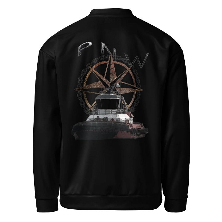 PNW Compass Rose & Tug Athena – Classic Marine Workwear | Twin Anchor Apparel - Bomber Jacket product image (1)