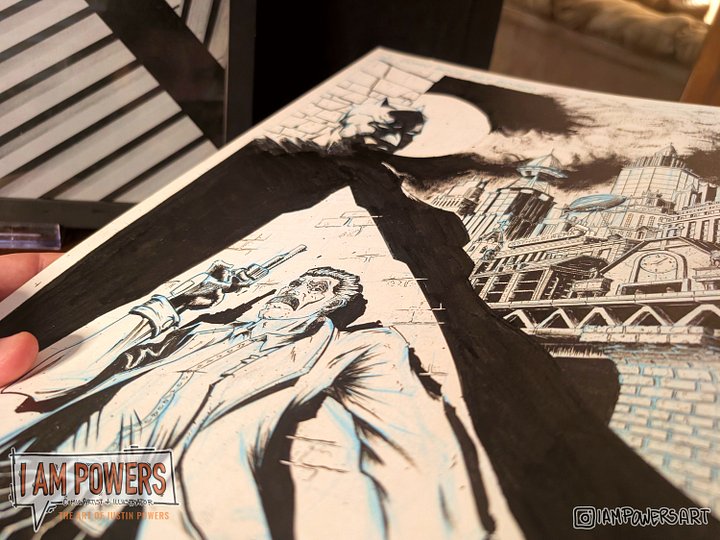 "Batman: Private Eve" | Orignal 11x17 Inked Illustration product image (2)