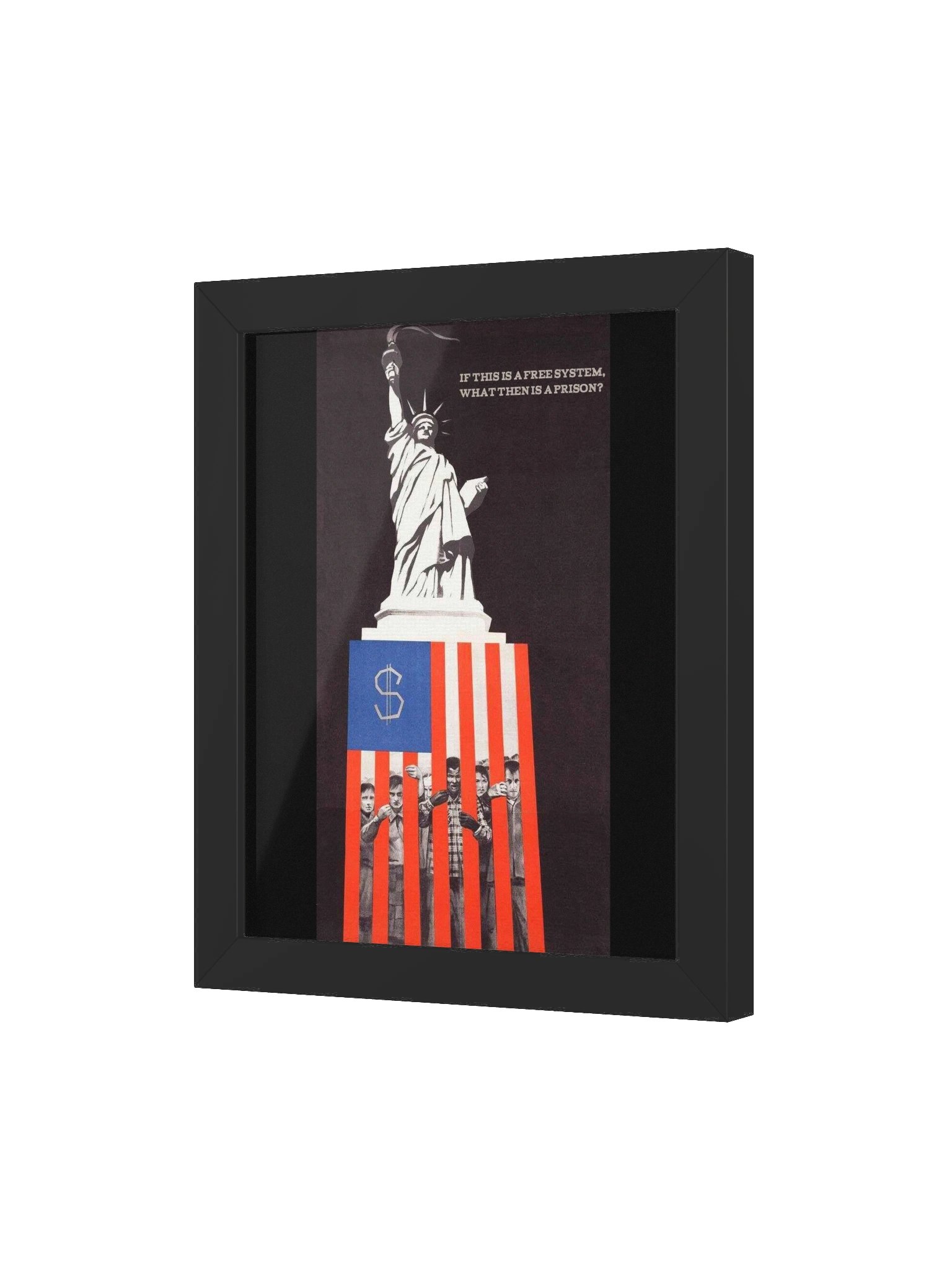 If this is freedom, then what is prison? Framed Poster product image (25)