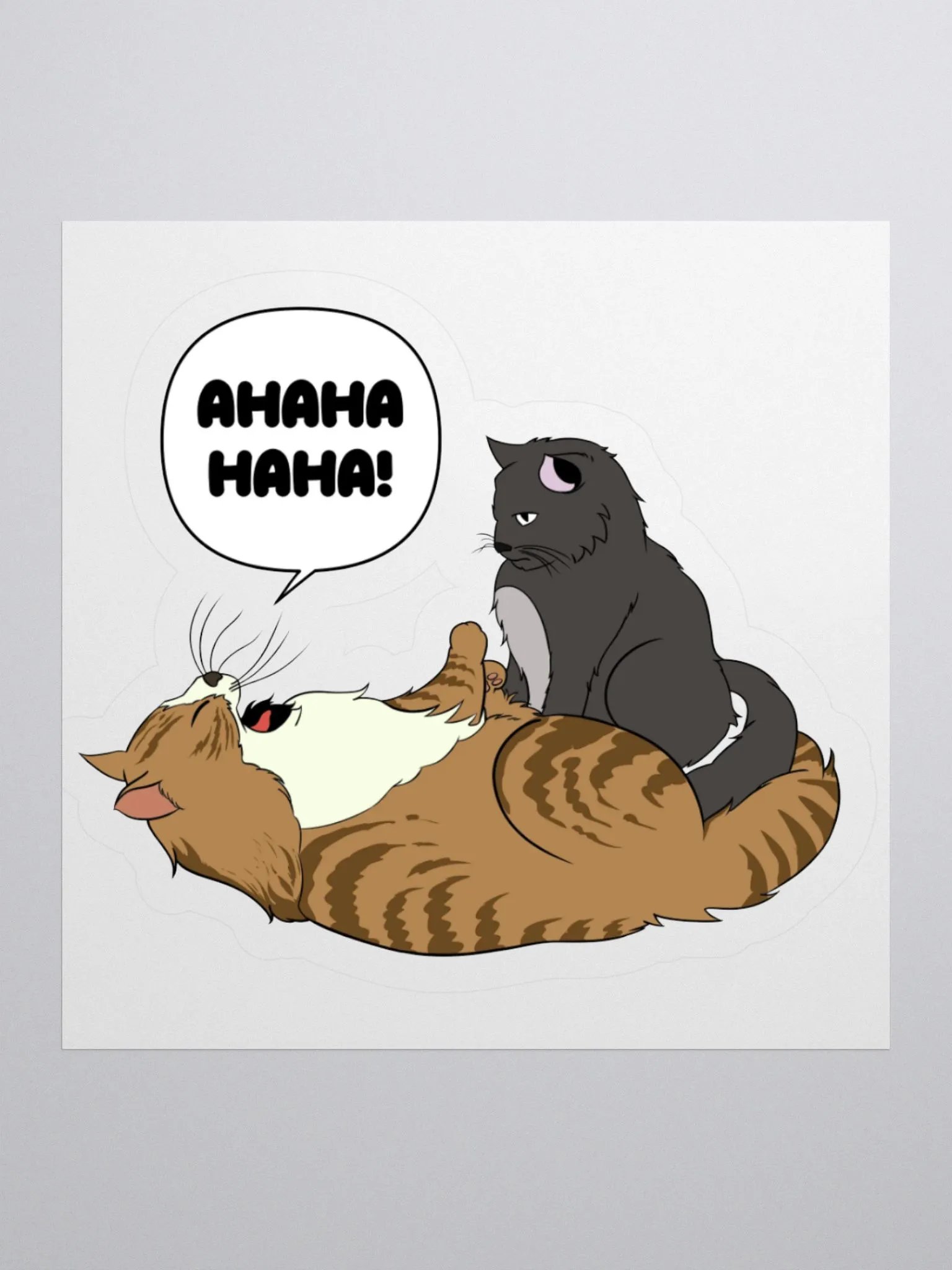 AHAHA Cat - Stickers product image (4)