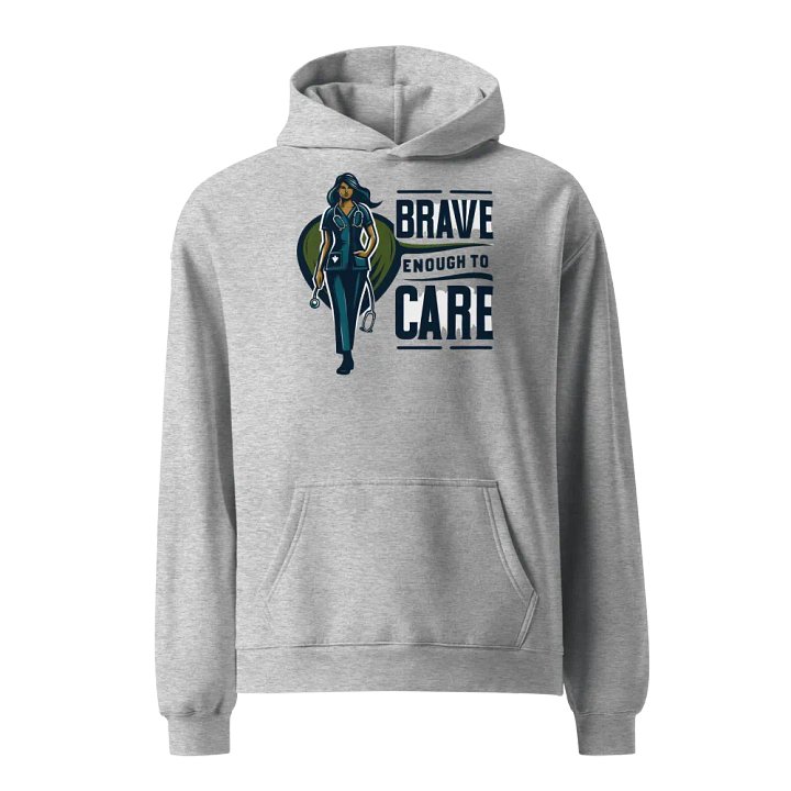brave enough to care hoodie product image (1)