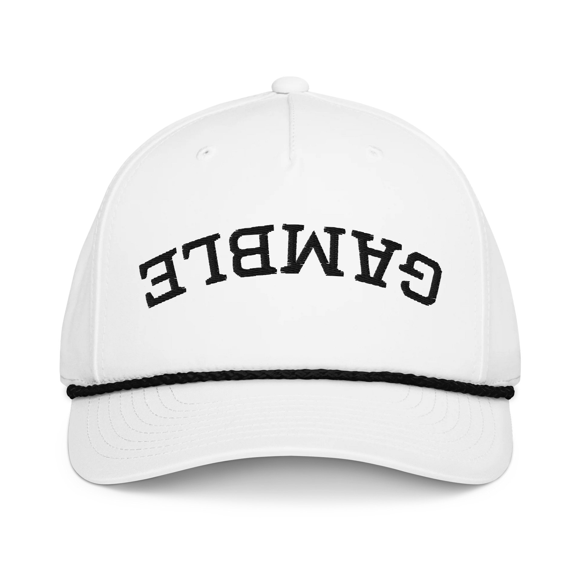 UPSIDE DOWN ROPE HAT - GAMBLE - WHITE product image (1)