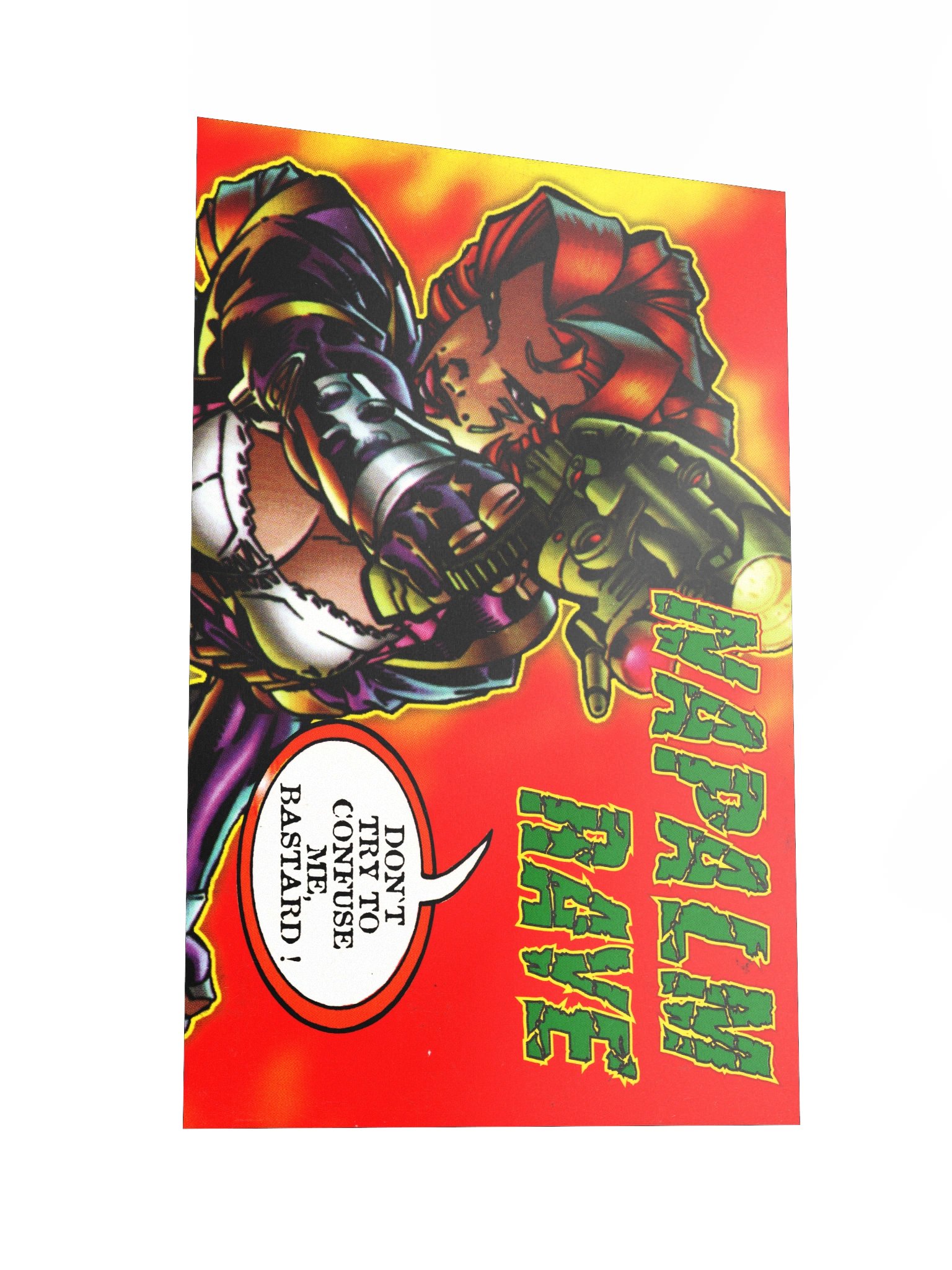 Napalm Rave CD - Promotional Poster/Flyer product image (2)