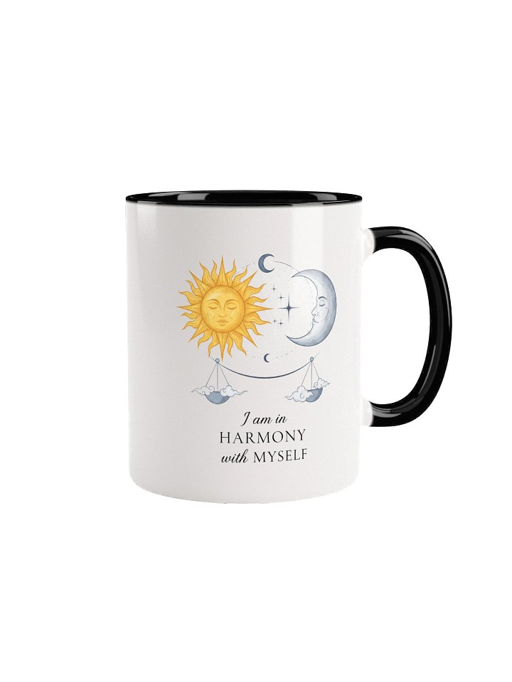 Sun & Moon Line Art & Quote Ceramic Mug product image (1)